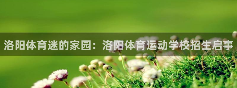 洛阳体育迷的家园：洛阳体育运动学校招生启事